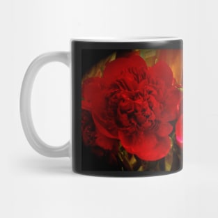 Red Peonies Mug